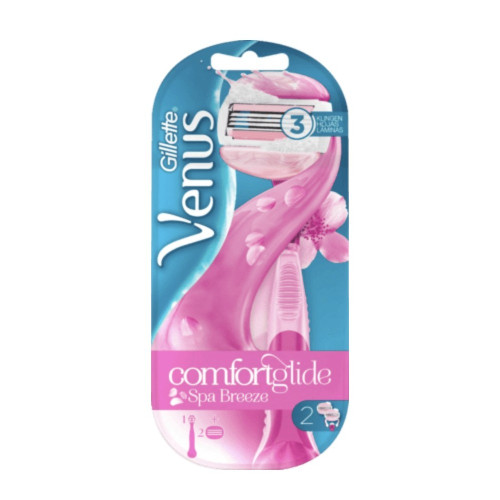 Станок для гоління жіночий Gillette Venus Comfortglide Spa Breeze + 1 додатковий картрідж Станок для гоління жіночий Gillette Venus Comfortglide Spa Breeze + 1 додатковий картрідж